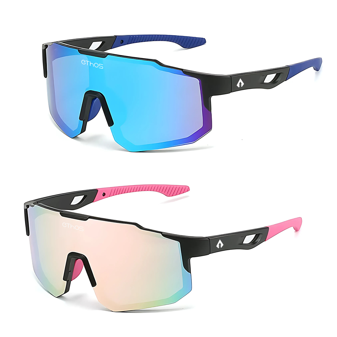 Kit 2 Windproof - Óculos de Sol para Corrida Ciclismo