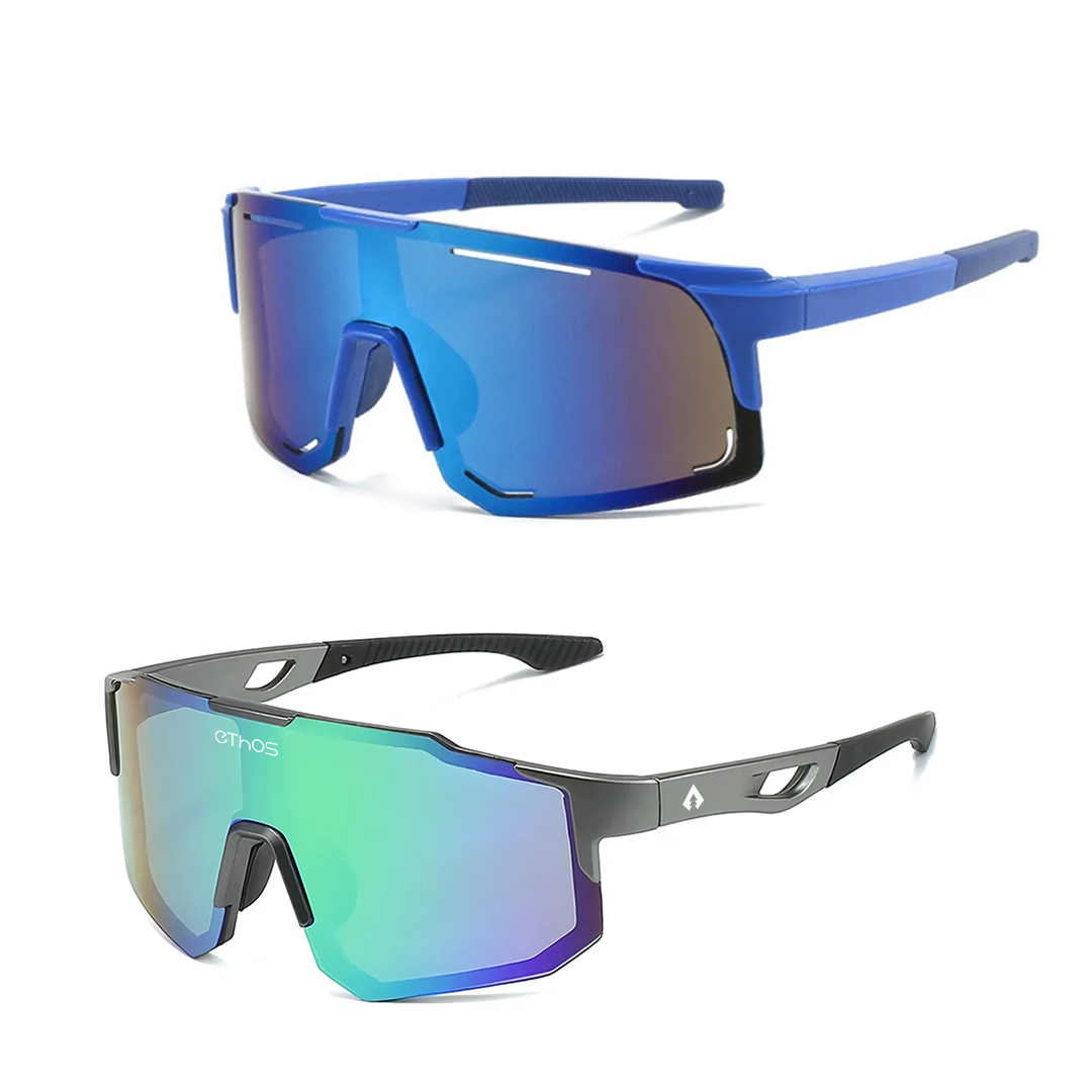 Kit Windproof + Block - Óculos de Sol para Corrida Ciclismo