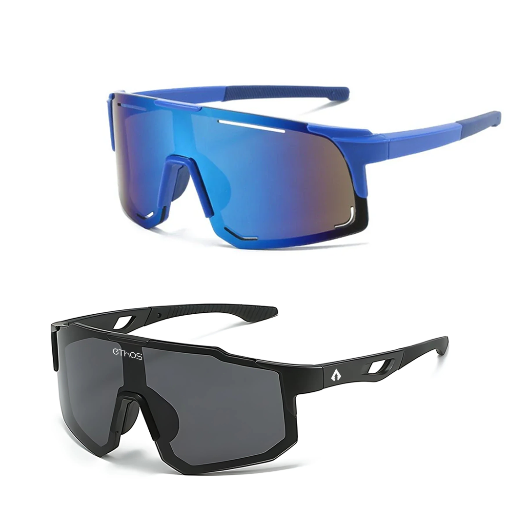 Kit Windproof + Block - Óculos de Sol para Corrida Ciclismo