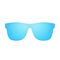 Thumbnail for Óculos de sol Gav modelo dia a dia em ângulo frontal na cor branco e azul, disponível em: ethosloja.com.br